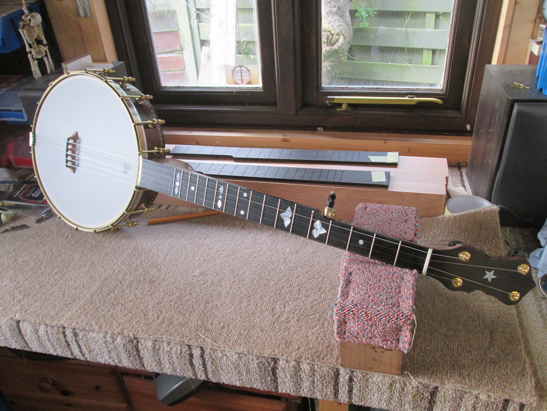 Another banjo nearly ready to rock and roll! - Ballard Banjers